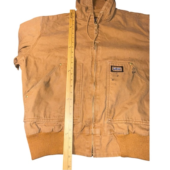 Vintage Big Smith Hoofed Work Jacket Thrashed Large 42-44 Chest - Picture 7 of 10